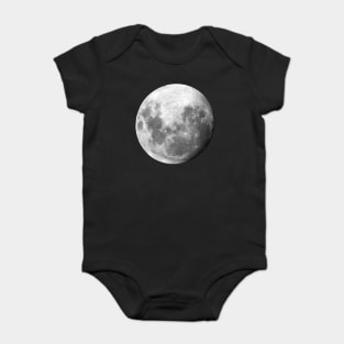 Full Moon La Luna Witchy Gothic Dark Art Baby Bodysuit